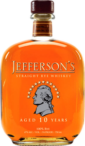 Jeffersons - Straight Rye Whiskey 70cl Bottle