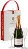 Laurent Perrier - Brut L-P Twin Flute Gift Pack 75cl Bottle