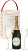 Laurent Perrier - La Cuve Twin Flute Gift Pack 75cl Bottle