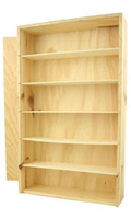 Pine Box - 6 Bottle With Sliding Lid Six Bottle Gift Box