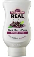 Real - Black Cherry Puree 500ml Bottle