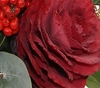 Red and Gold Flower Arrangement